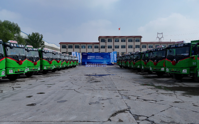 200台PG电子平台新能源重卡，奔赴华北！