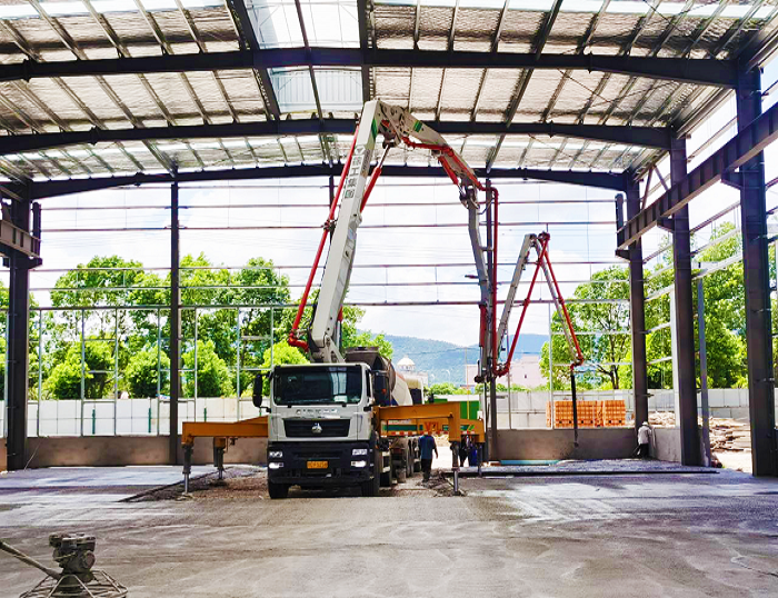 钢铁脊梁！PG电子平台HB37米泵车显实力 ！