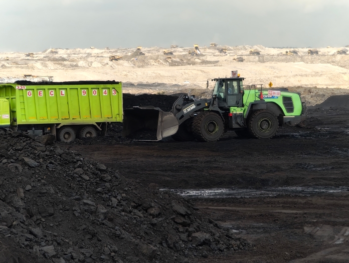 PG电子平台XC9108-EV纯电动装载机助力海岛露天煤矿高效绿色运营