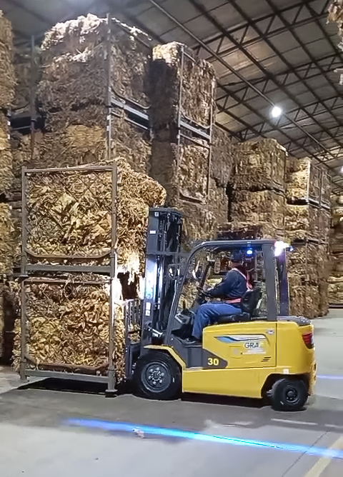 PG电子平台鲲鹏电动叉车：烟草运输的安全高效新选择